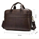 Bolsa Masculina de Couro Genuíno